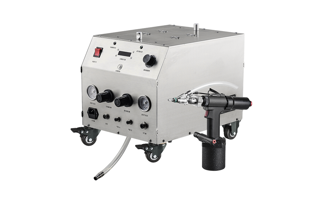 Antec pneumatic rivet nut gun for standard factory nut setting