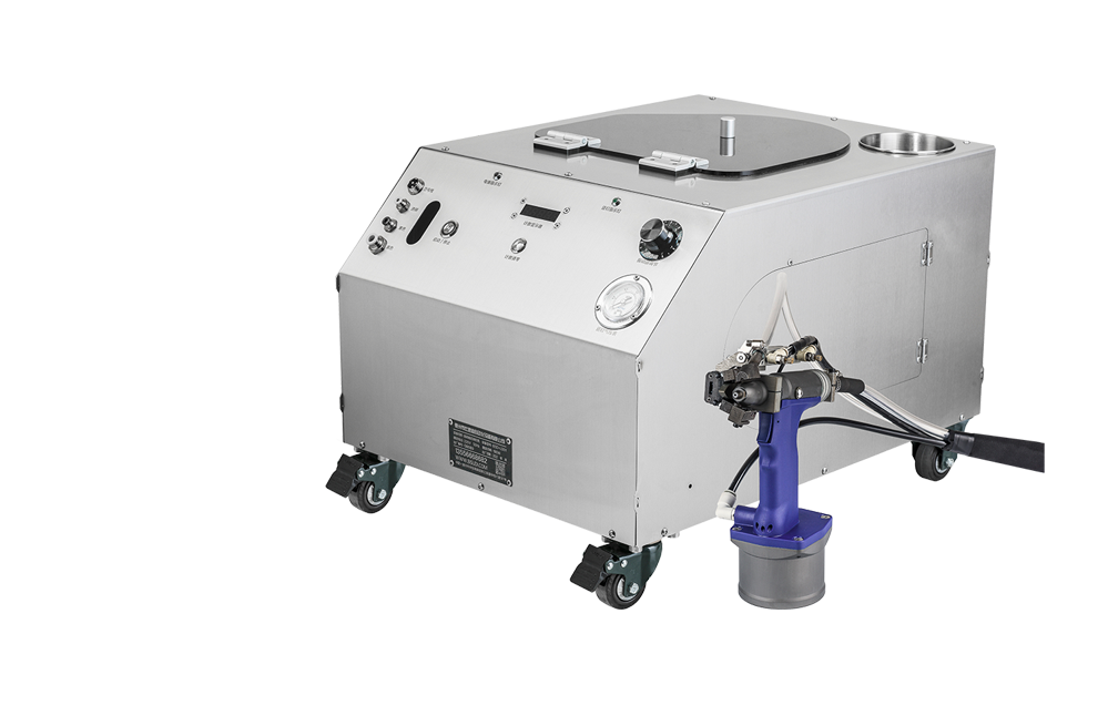 Pneumatic riveting equipment for standard factory work